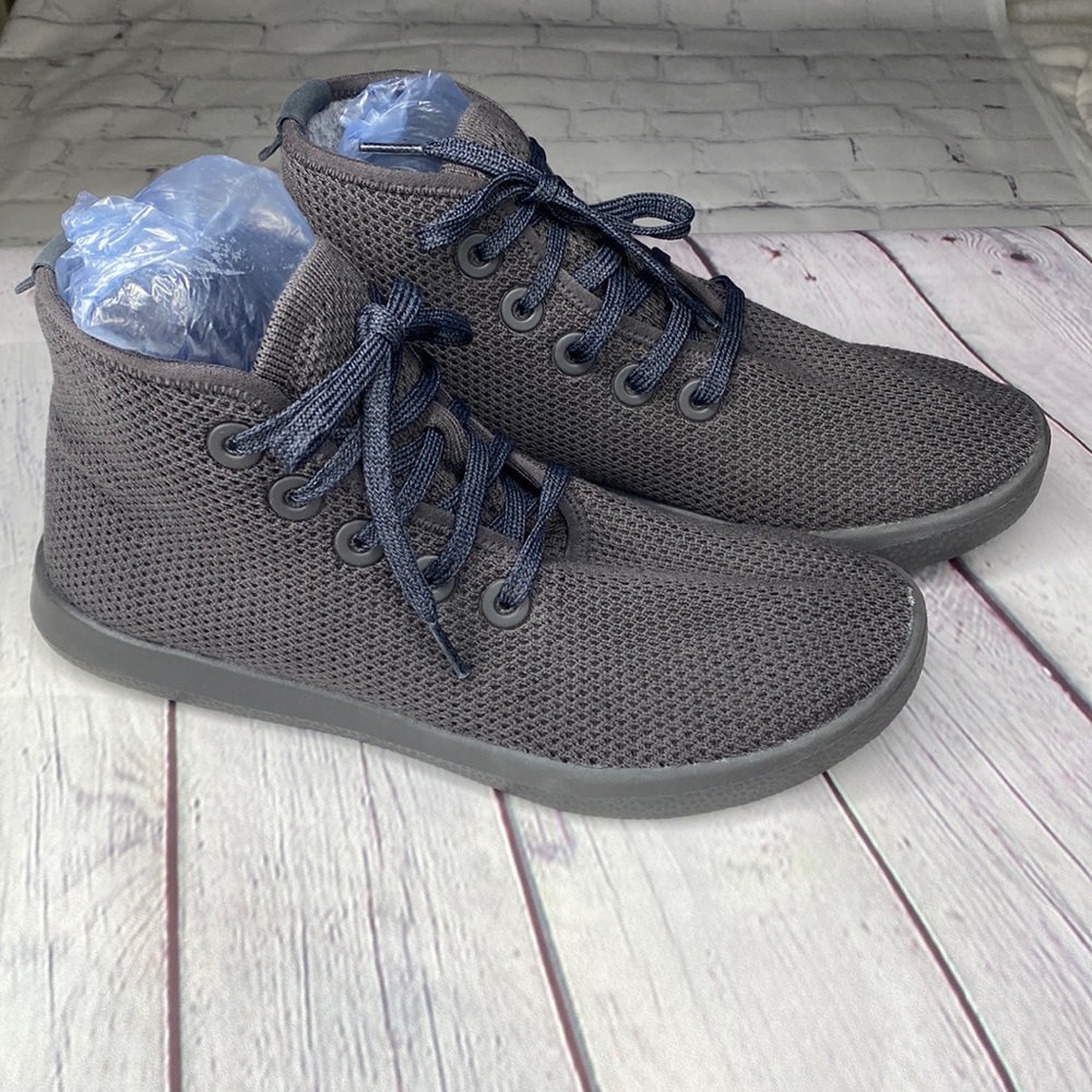 allbirds Women’s Tree Runners High-Top Sneakers in Charcoal